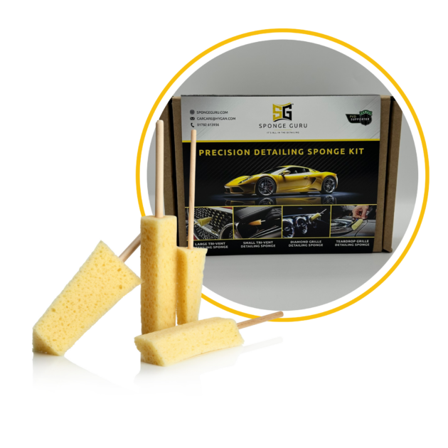 Precision Detailing Sponge Kit product shot with box 1